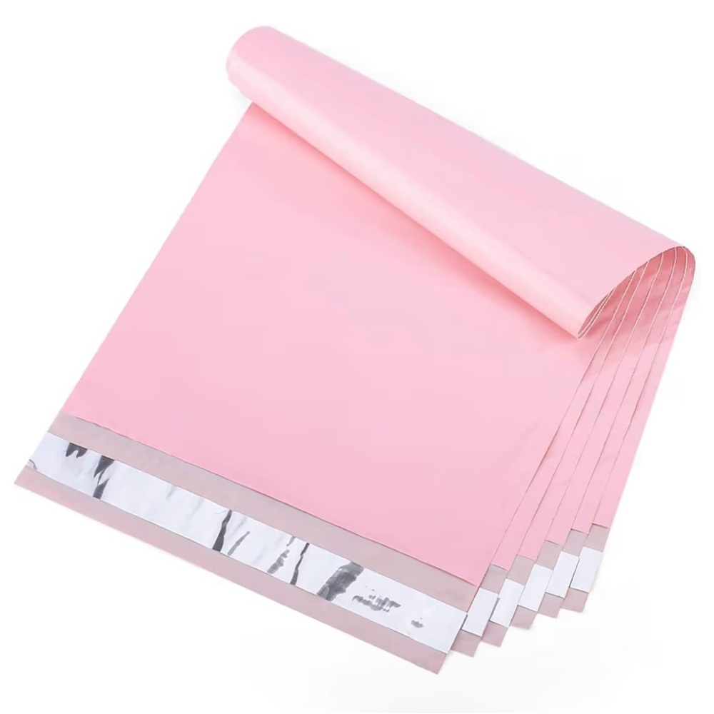 20 Pack 10” x 13” Pink Polymailers